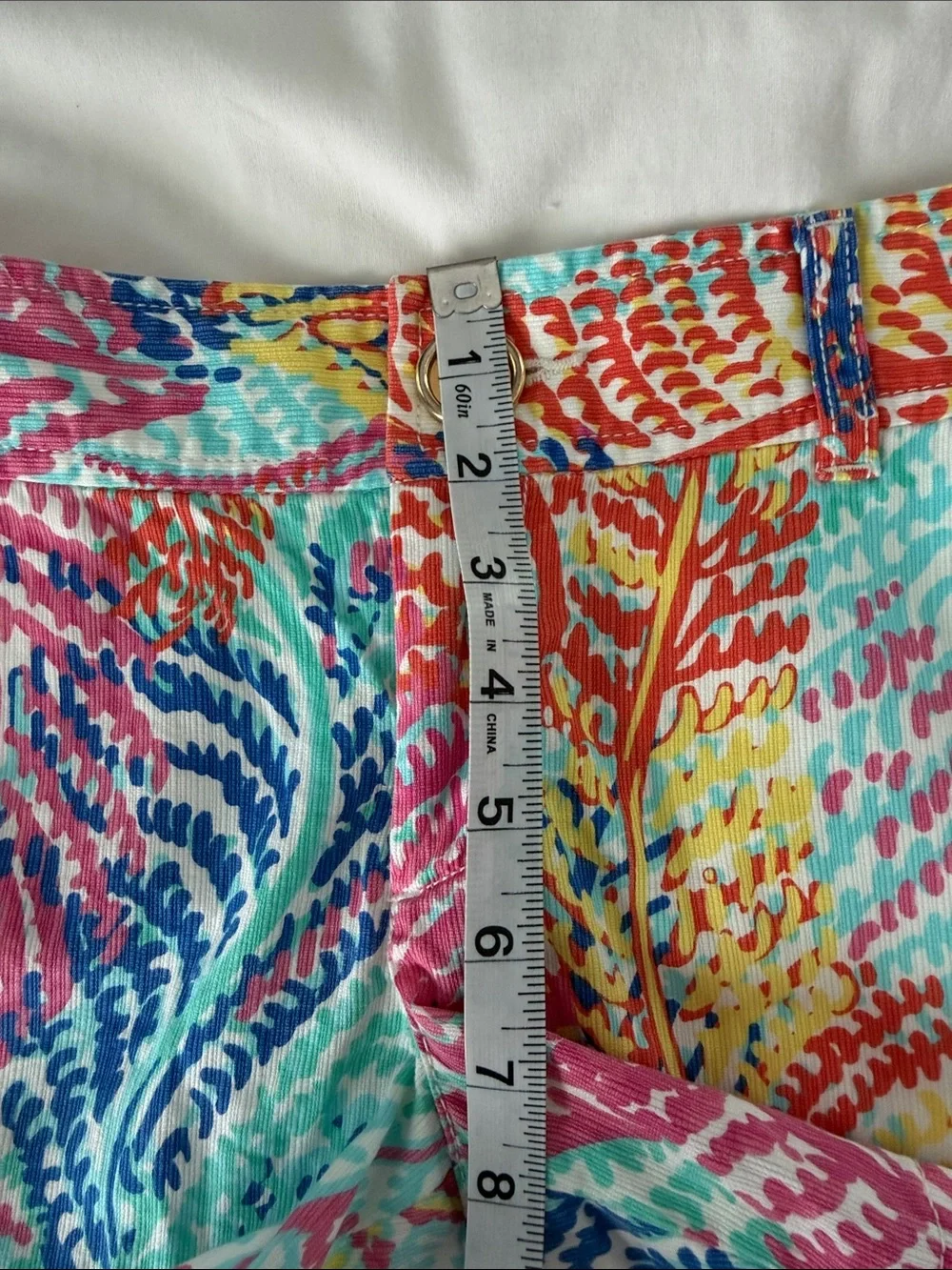 Lilly Pulitzer The Callahan Short Electric Feel Tropical Print Size 6 Women’s